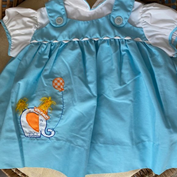 Vintage 70s/80s baby dress - size 6-12 months - Picture 3 of 4